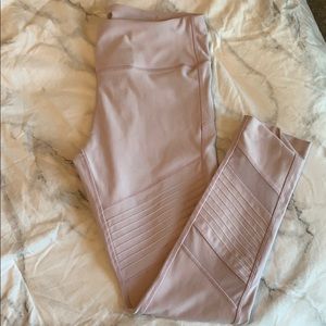 Blush Moto Leggings
